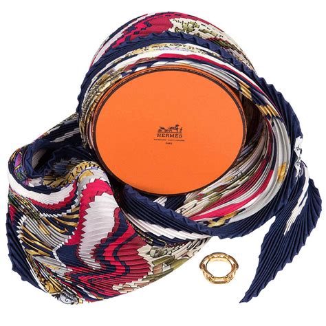 hermes scarf pin|hermes pleated scarf.